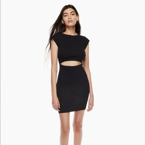 Aritzia Wilfred free cut out mini dress